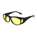 【中古】【輸入品・未使用】Dioptics Haven-Meridian Polarized Rectangular Fits Over Sunglasses,...