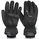 【中古】【輸入品 未使用】FIDESTE -40 Waterproof Winter Thermal Gloves - 3M Thinsulate Windproof Touch Screen Warm Gloves - for Driving Motorcycle,Cycling,Runn