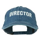 【中古】【輸入品・未使用】e4Hats.com Director Embroidered Washed Cotton Cap 商品カテゴリー: 帽子 [並行輸入...