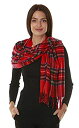 【中古】【輸入品・未使用】GILBIN'S Big Winter Warm Tartan Checked Cashmere Feel Shawl Blanket...