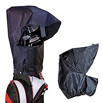 【中古】【輸入品 未使用】Amy Sport Golf Bag Rain Cover Waterproof Hood Protection Black Pack Durable Lightweight Club Bags Raincoat for Men Women Golfer 商品カ