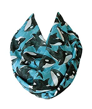 【中古】【輸入品・未使用】Etwoa's Killer Whale Pattern Infinity Circle Scarf 商品カテゴリー: スカーフ ショール [並行輸入品]