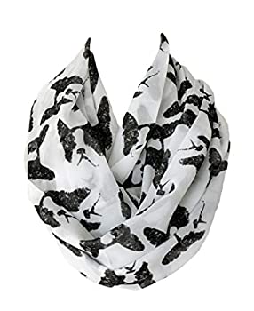 【中古】【輸入品 未使用】 Etwoa s Boston Terrier Dog Black White Head Print Infinity Scarf Circle Scarf 商品カテゴリー: スカーフ ショール 並行輸入品