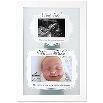 【中古】【輸入品・未使用】Malden International Designs First Peek Floater Picture Frame, 2 Optio..