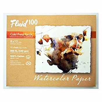 【中古】【輸入品 未使用】Handbook Paper Fluid 100 Watercolor Cp 300Lb Pochette White 8X10 並行輸入品