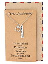 【中古】【輸入品 未使用】Quan Jewelry Gifts for Women Teacher 039 s Day Bar Necklace, Teacher Appreciation Gifts with Inspirational Quotes on Greeting Card 並行輸