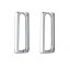 silver earrings hoops for girlsの画像