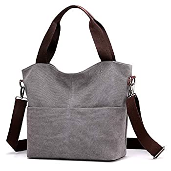 【中古】【輸入品 未使用】Hobo Handbags, DOURR Canvas Crossbody Bags for women Fashion Crossover Purse Cotton Shoulder Bag 並行輸入品