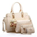 【中古】【輸入品・未使用】Women 4 Pcs Handbags Set, Tote Bag Top Handle Shoulder Crossbody Ba...
