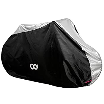 【中古】【輸入品・未使用】CyclingDeal Bike Cover for Outdoor Bicycle Storage - 1 Bike, 1 or 2 Bikes or 2 or 3 Bikes - 600D Top -190T Sides, Water Proof Weather C