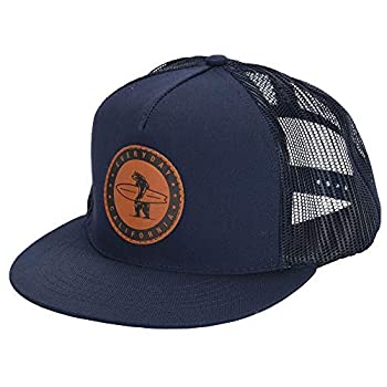 šۡ͢ʡ̤ѡEveryday California 'Midway' Snapback Navy Blue Surf Hat - Baseball Style Cap with Vegan Leather Patch ʥƥ꡼: ˹ [¹͢
