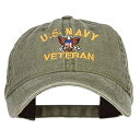 yÁzyAiEgpze4Hats.com US Navy Veteran Military Embroidered Washed Cap iJeS[: Xq [sAi]