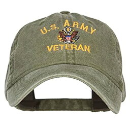 【中古】【輸入品・未使用】e4Hats.com US Army Veteran Military Embroidered Washed Cap 商品カテゴリー: 帽子 [並行輸入品]