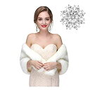 【中古】【輸入品・未使用】Yfe Women's Faux Fur Shawls Wraps Wedding Sleeveless Fur Wrap Shawl For Women 1920s Fur Stole Capelet 商品カテゴリー: スカーフ ショール