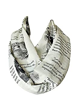 【中古】【輸入品・未使用】Etwoa's Louisa May Alcott Little Women Book Infinity Scarf Circle Loop Scarf, Cream, Large 商品カテゴリー: スカーフ ショール [並行輸入