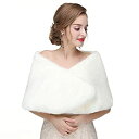 楽天スカイマーケットプラス【中古】【輸入品・未使用】CanB Women's 1920s Faux Fur Shawl Bridal Wedding Fur Wraps and Bolero Shrug Faux Mink Stole for Women and Girls 商品カテゴリー: ショー