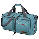 【中古】【輸入品 未使用】Travel Duffel Bag, 55L Foldable Duffle Bag with Shoes Compartment Packable Weekender Bag for Men Women Water-proof Tear Resistant HIK