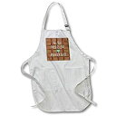 【中古】【輸入品・未使用】3dRose All You Need is Love and Chocolate - Funny Inspiring Saying for Chocoholics Humor Humorous Fun Text - Full Length Apron, 22 by 3