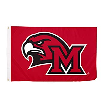 楽天スカイマーケットプラス【中古】【輸入品・未使用】Desert Cactus Miami University Ohio NCAA 100％ Polyester Indoor Outdoor 3 feet x 5 feet Flag （Style 3） [並行輸入品]