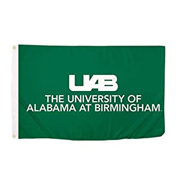 【中古】【輸入品 未使用】Desert Cactus University of Alabama at Birmingham NCAA 100 Polyester Indoor Outdoor 3 feet x 5 feet Flag (Style 7a) 並行輸入品
