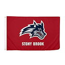 yÁzyAiEgpzDesert Cactus Stony Brook University Seawolves NCAA 100% Polyester Indoor Outdoor 3 feet x 5 feet Flag [sAi]