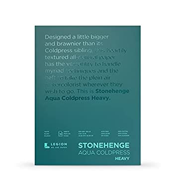 šۡ͢ʡ̤ѡYupo Paper Stonehenge Aqua Block Coldpress Pad 9 inchX12 inch 10 Sheets/Pkg-White 300lb ʥƥ꡼: ѻ [¹͢]