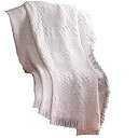 【中古】【輸入品・未使用】Manual 46 X 60-Inch Basketweave Heart 2-Layer Cotton Throw Blanket,...