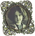 【中古】【輸入品・未使用】SARO LIFESTYLE PF110 2-Piece Round Photo Frame, 4-Inch, Green [並行輸入...