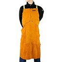 【中古】【輸入品 未使用】Lincoln Electric KH804 Brown One Size Flame-Resistant Leather Welding Apron 並行輸入品