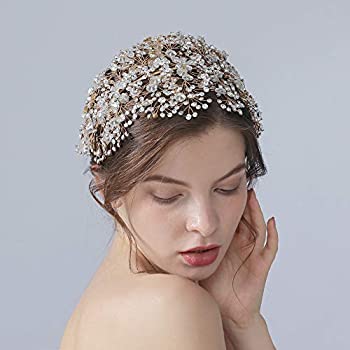 【中古】【輸入品・未使用】ZHENM Wedding Headband for Brides,Bridal Headpieces for Wedding,Rhinestone Bridal Hair Accessories(Golden) 商品カテゴリー: ヘアアクセサ