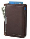 【中古】【輸入品 未使用】SERMAN BRANDS Wallets for Men Slim Mens leather RFID Blocking Minimalist Card Front Pocket Bifold Travel Thin 商品カテゴリー: 財布 マネ