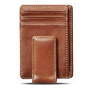 【中古】【輸入品・未使用】HOJ Co. CARRYALL Mens Leather Money Clip Wallet-Strong Magnetic Front Pocket Wallet-Exterior ID Window 商品カテゴリー: 財布 マネークリ(4)
