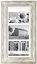 yÁzyAiEgpzMalden International Designs Whitman White Wash Matted 3 Opening Collage Wood Picture Frame, 5 by 7-Inch [sAi]