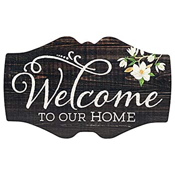 šۡ͢ʡ̤ѡP. Graham Dunn Welcome to Our Home Magnolia 18 x 11 Inch Wood Vintage Signature Wall Plaque Sign [¹͢]