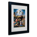 【中古】【輸入品・未使用】The Transfiguration 1519-20 by Raphael with Black Frame Artwork, 11...