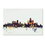 šۡ͢ʡ̤ѡDetroit Michigan Skyline by Michael Tompsett, 12x19-Inch Canvas Wall Art ʥƥ꡼: ݥ  [¹͢]