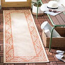 yÁzyAiEgpzSafavieh Courtyard Collection CY1551-3201 Natural and Terra Indoor/Outdoor Runner (2ft3 inch x 6ft7 inch) iJeS[: O J[yb