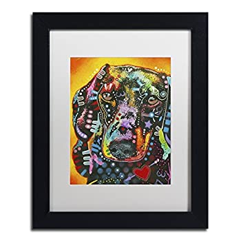 Brilliant Dachshund by Dean Russo, White Matte, Black Frame 11x14-Inch 商品カテゴリー: ポスター 絵画 