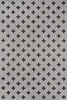 šۡ͢ʡ̤ѡNovogratz Villa Collection Umbria Indoor/Outdoor Area Rug, 3ft11 inch x 5ft7 inch, Grey ʥƥ꡼: 饰 ڥå [¹͢]