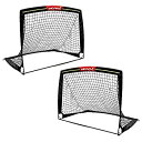 【中古】【輸入品・未使用】Wiel Soccer Goal, 4Ft x 3Ft Net Easy Fold-Up Training Goals W' Reflective Strips for Playing at Nightfall, Set of 2 for Family Team Kid(3)