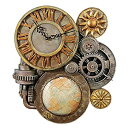 【中古】【輸入品・未使用】Design Toscano Gears of Time Sculptural Wall Clock by Design Toscan...