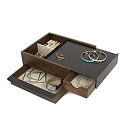 楽天スカイマーケットプラス【中古】【輸入品・未使用】Umbra 290245-048 Stowit Jewelry Box - Modern Keepsake Storage Organizer with Hidden Compartment Drawers for Ring, Bracelet, Watch, Neck