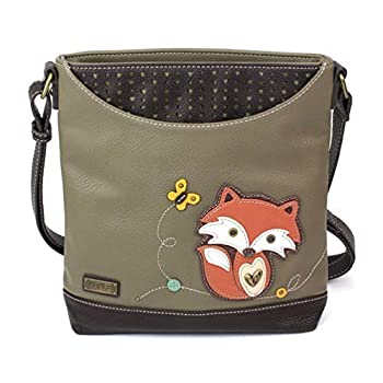 【中古】【輸入品・未使用】Chala Fox Sweet Messenger Bag Purse, Fox lovers gift [並行輸入品]