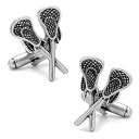 【中古】【輸入品・未使用】CUFFLINKS INC Lacrosse Sticks Cufflinks (Silver) (商品カテゴリー : カフス) [並...