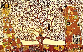 【中古】【輸入品 未使用】Wieco Art Tree of Life Large Canvas Prints Wall Art by Gustav Klimt Classical Oil Paintings Love Pictures Decor for Living Room Bedroom