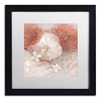 šۡ͢ʡ̤ѡHibiscus IV Wall Decor by Li Bo, 16 inch x 16 inch, Black Frame, White Matte ʥƥ꡼: ݥ  [¹͢]