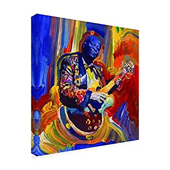 Trademark Fine Art ALI35743-C2424GG BB King Portrait by Howie Green Fine Art, 24x24-Inch, Multicolor 商品カテゴリー: ポスター 絵画 [並