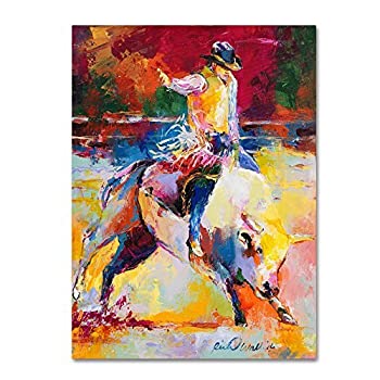 【中古】【輸入品・未使用】Rodeo by Richard Wallich, 24x32-Inch Canvas Wall Art 商品カテゴリー: ポスター 絵画 [並行輸入品]