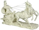 【中古】【輸入品・未使用】Design Toscano 6.5 in. Charge of the Roman Charioteer Sculpture [並行輸入品]