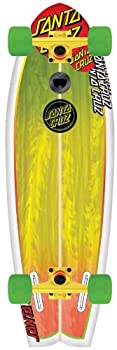 yÁzyAiEgpzSanta Cruz Skate Land Shark Rasta Sk8 Complete Skate Boards, 8.8 x 27.7-Inch [sAi]